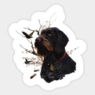 German Wirehaired Pointer Sticker